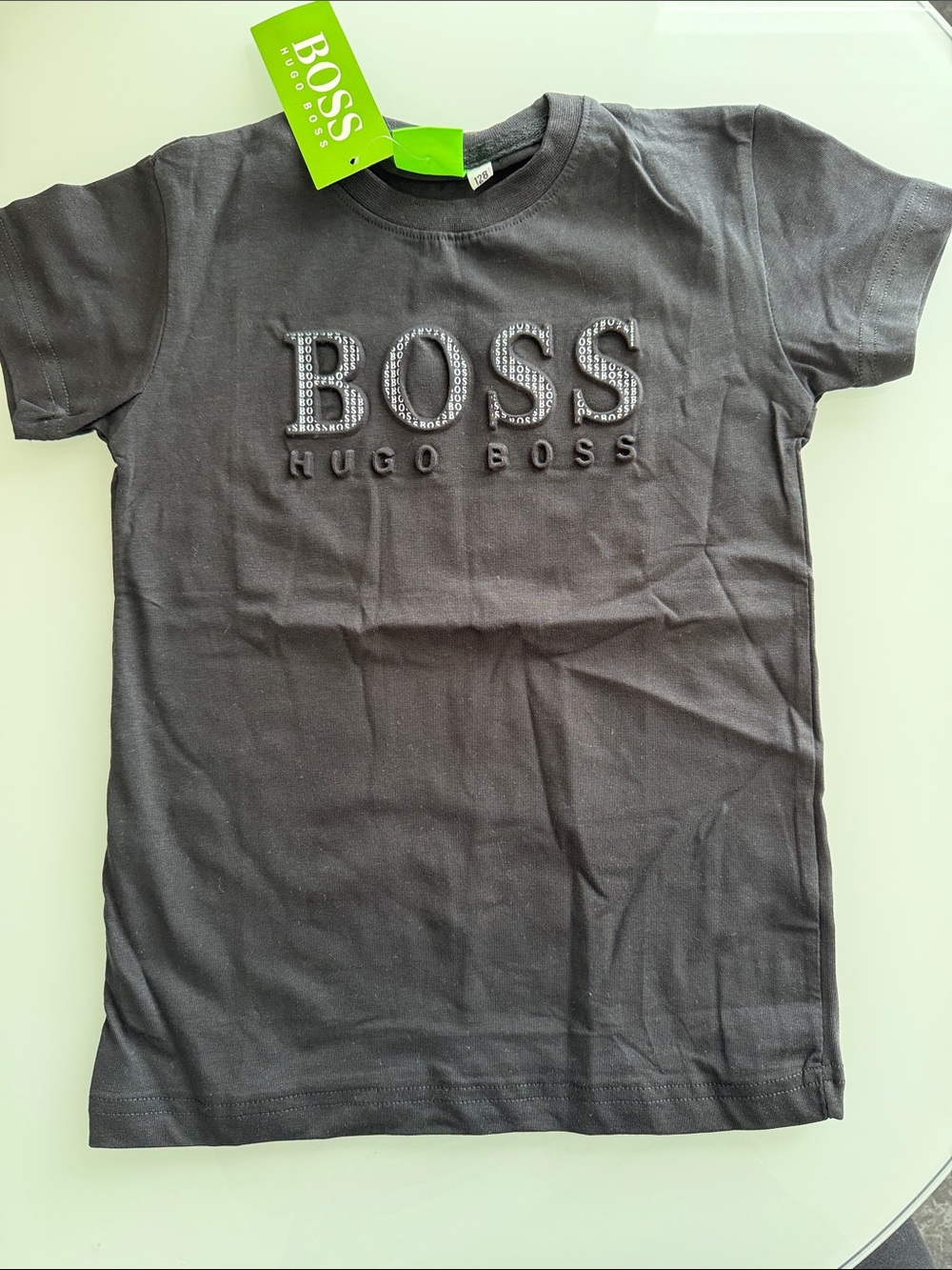 Boys puff letter T-shirt